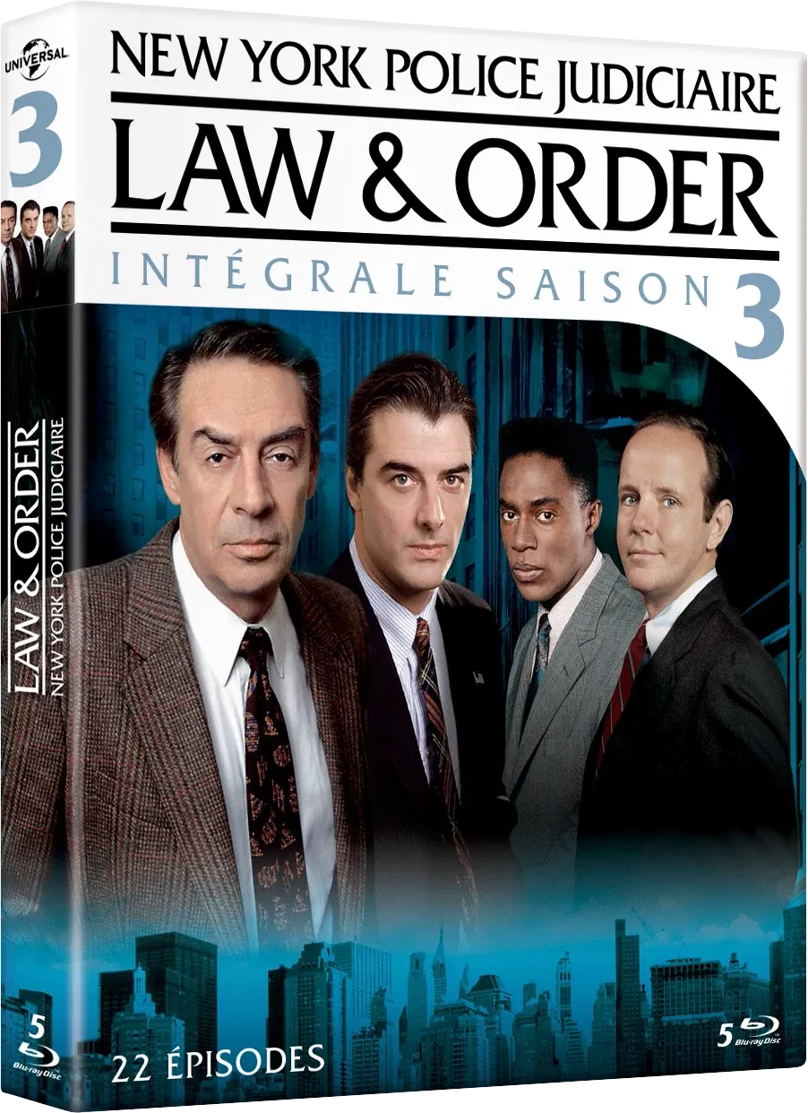 Coffret de la saison 3 de New York Police Judiciaire