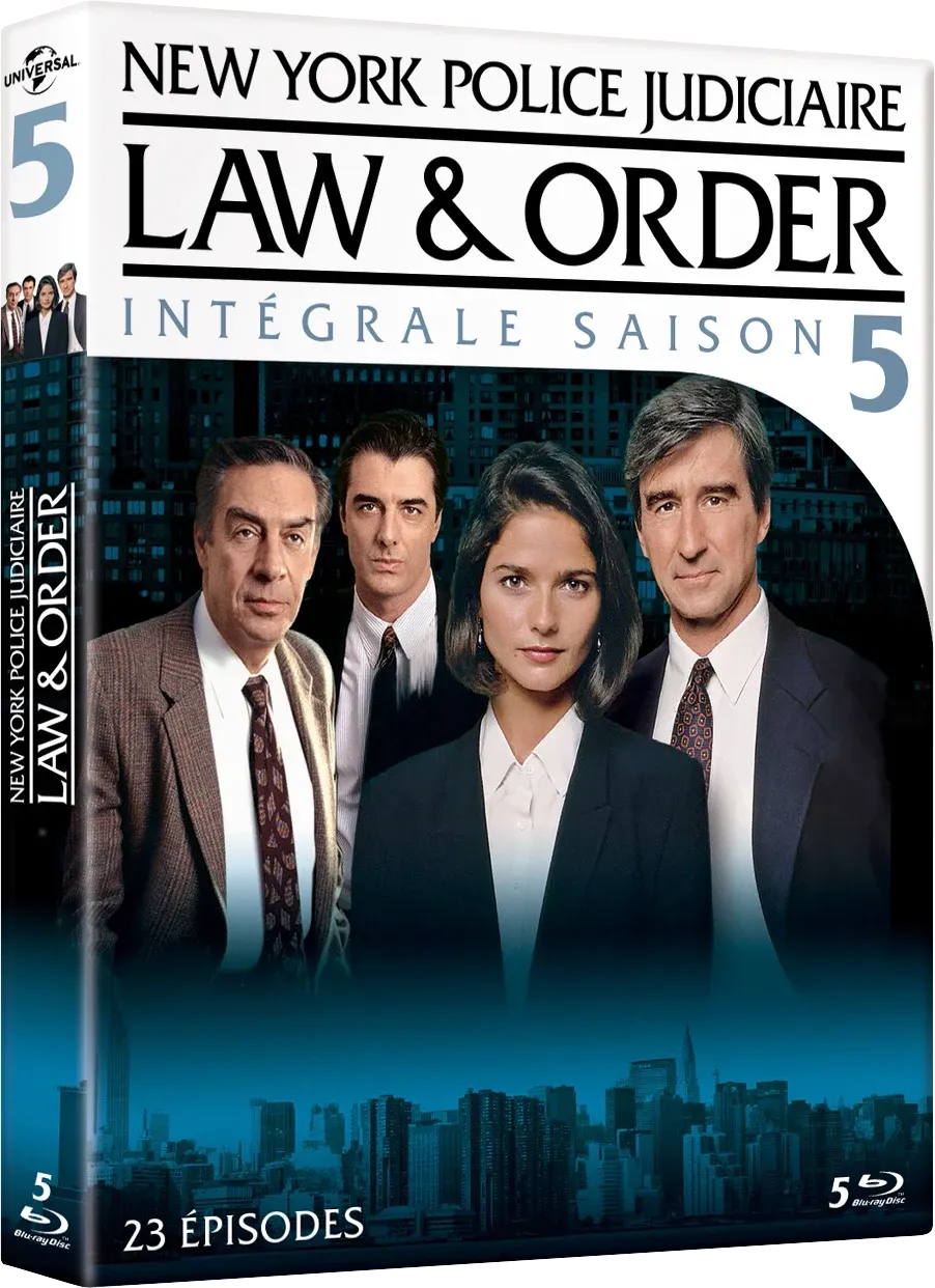 Coffret de la saison 5 de New York Police Judiciaire
