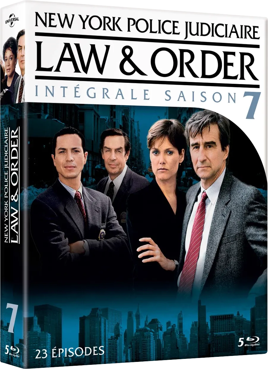 Coffret de la saison 7 de New York Police Judiciaire