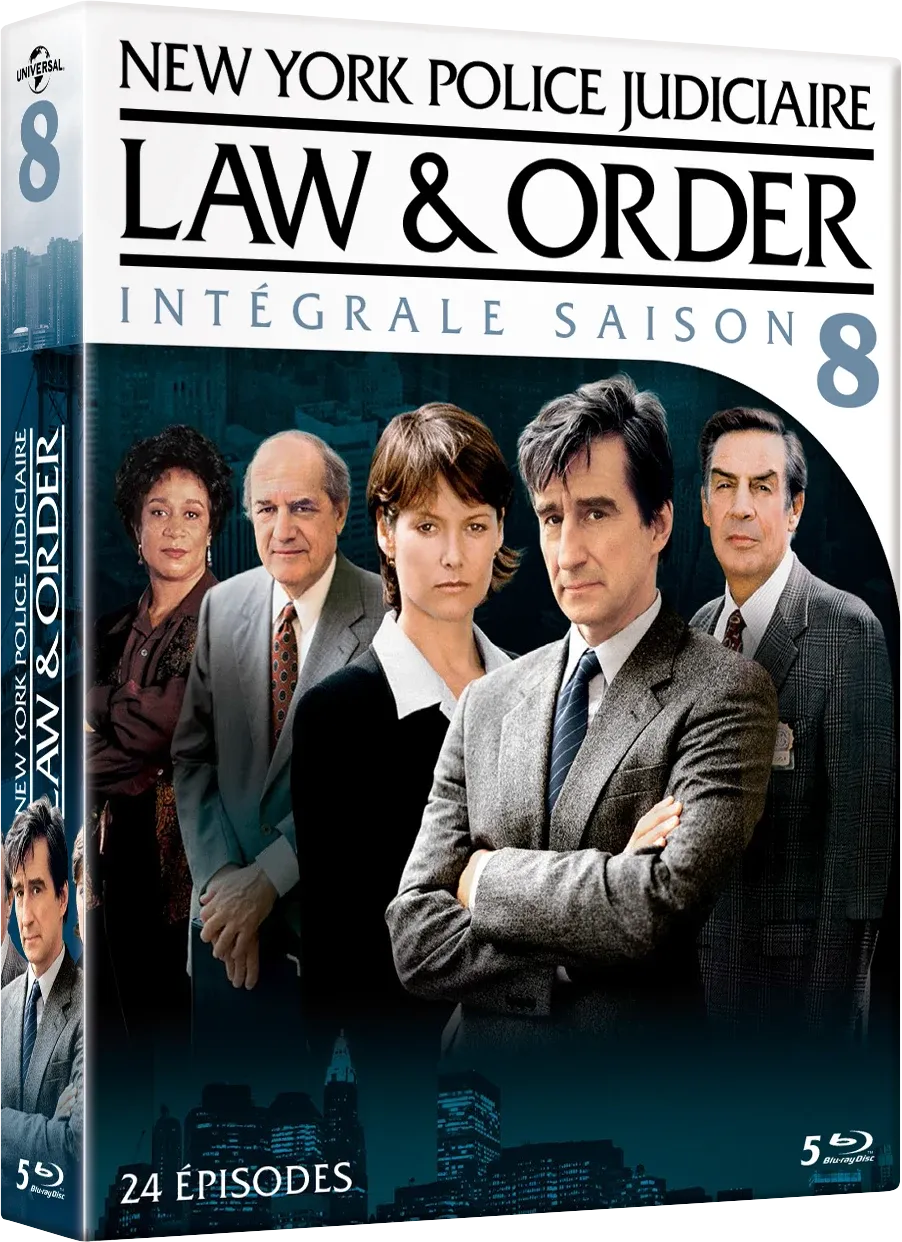 Coffret de la saison 8 de New York Police Judiciaire